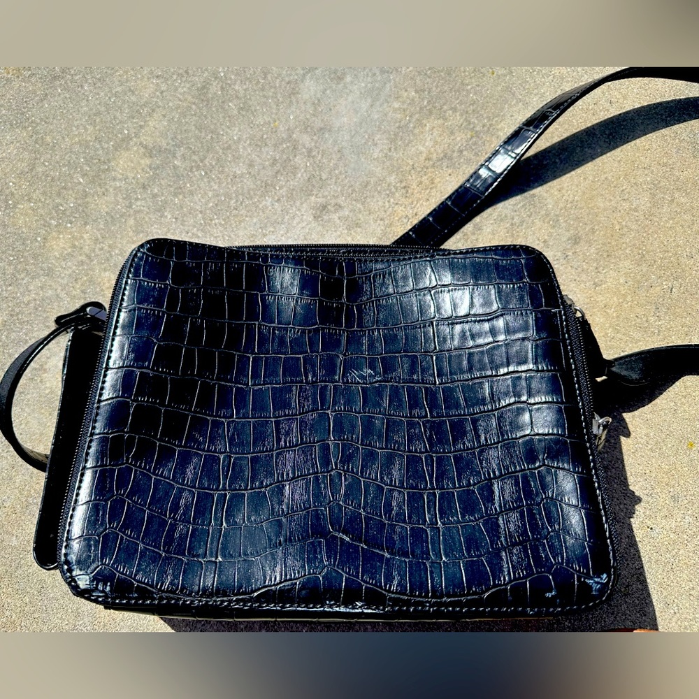Liz Claiborne crocodile purse